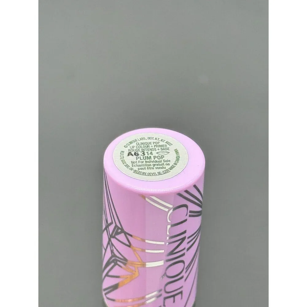 Clinique Pop Lip Colour + Primer Rouge Intense + Base 14 plum pop